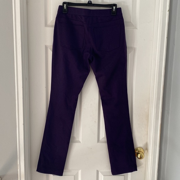 New violet slip on pants w/mock pockets -smoke free home - Picture 4 of 4